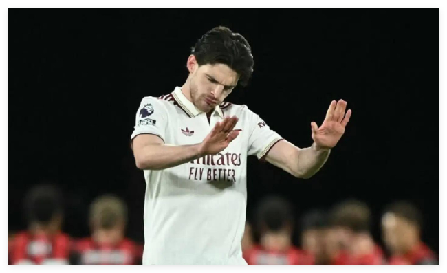 阿森納中場(chǎng)核心賴斯強(qiáng)勢(shì)回歸