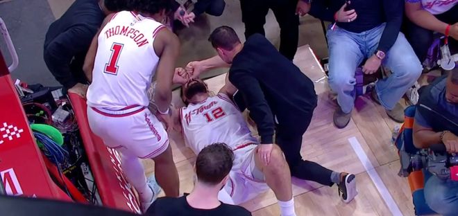 火箭遭重創(chuàng)！亞當(dāng)斯腳踝三級(jí)扭傷將無(wú)限期缺陣 可能會(huì)賽季報(bào)銷