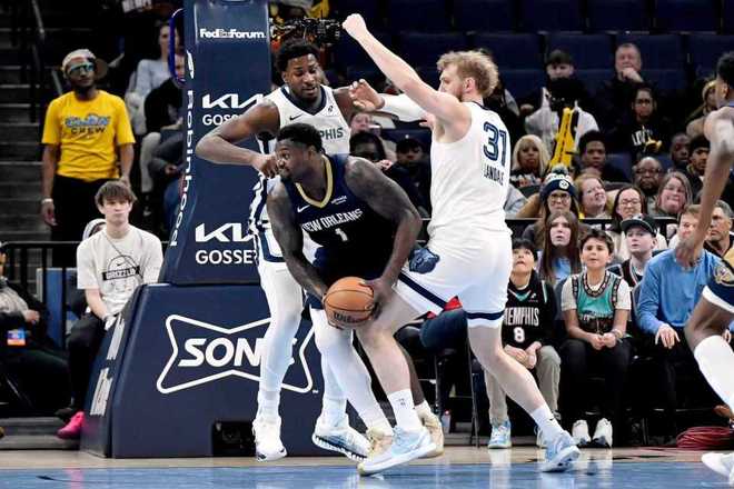 大冷！錫安24+11灰熊惜敗聯(lián)盟倒數(shù)第一 貝36分賽季新高墨菲32分