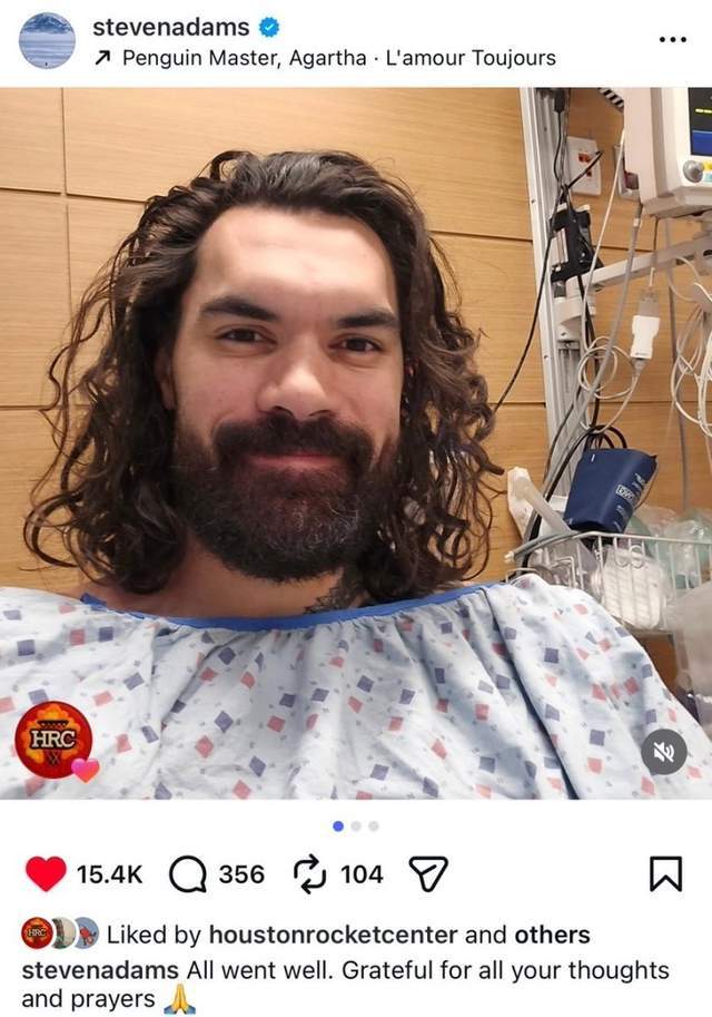 確定賽季報銷！亞當(dāng)斯接受左踝手術(shù) 火箭尋找前場引援彌補損失