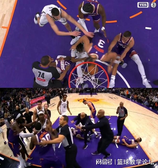 多人混戰(zhàn)！攔都攔不住！NBA再次爆發(fā)沖突